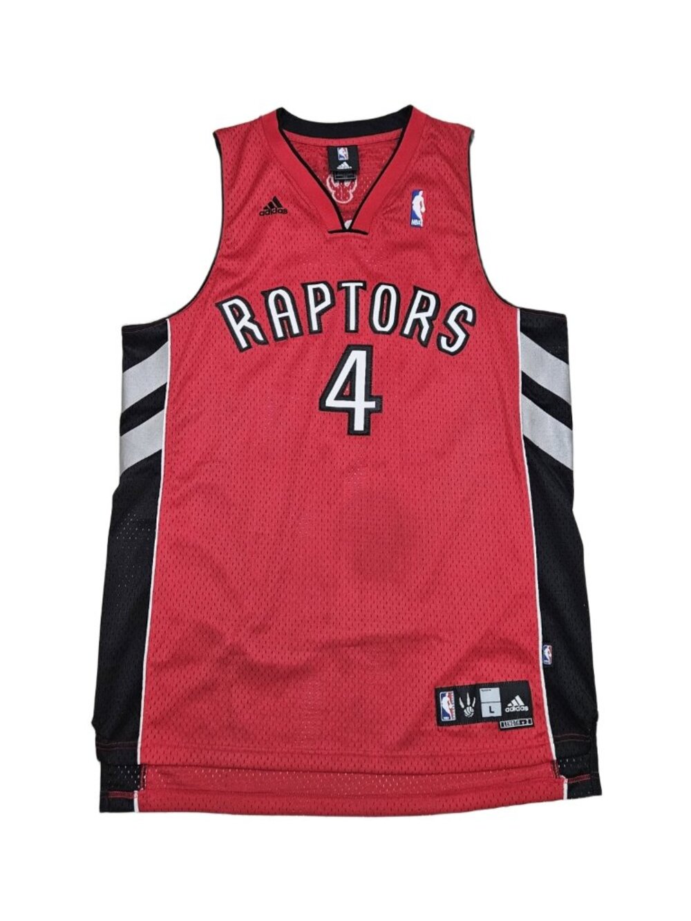 Chris Bosh Signed Toronto Raptors Adidas Authentic Jersey L +2